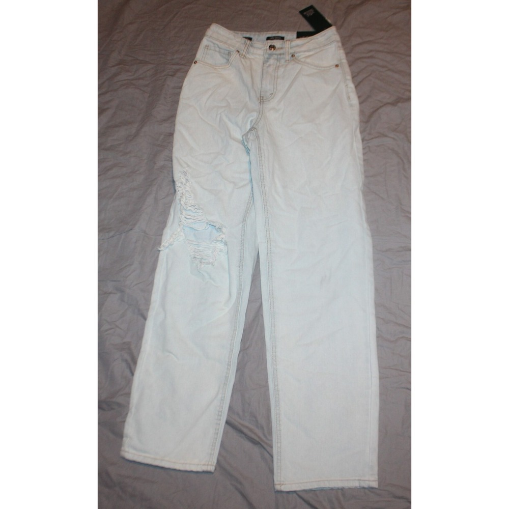 Women's High-Rise 90s relaxed Straight Jeans - Wild Fable Light Wash size 0